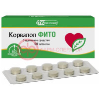 КОРВАЛОЛ ФИТО ТАБ. 1.16МГ+28МГ+16.4МГ №50