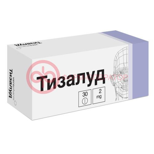 Тизалуд таблетки 2мг №30 Тизалуд таблетки 2мг №30