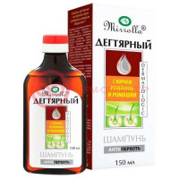 Мирролла шампунь 150мл дегтярный репейник + ромашка