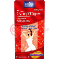 Супер слим фиточай 2г №30 клубника