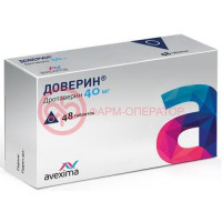 Доверин таблетки 40мг №48