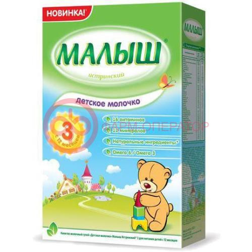 Малыш 3 истринский смесь мол. 350г.