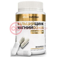 Атех нутришн кальций цинк магний + d3 + b6 капсулы №30
