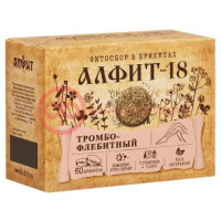 Алфит-18 тромбофлебитный фитосбор 120г утренний/вечерний
