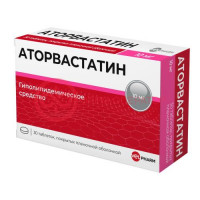 Аторвастатин велфарм таблетки покрытые пленочной оболочкой 10мг №30