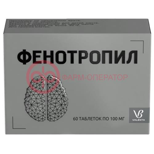 Фенотропил таблетки 100мг №60 Фенотропил таблетки 100мг №60