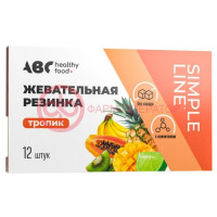 Авс хэлси фуд жевательная резинка №12 (16г) тропик б/сах.