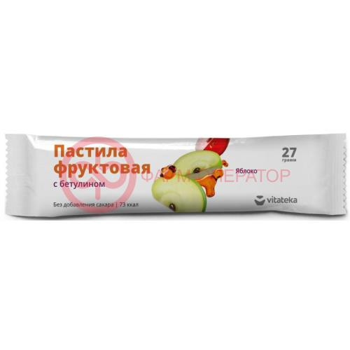Витатека пастила 27г яблоко с бетулином Витатека пастила 27г яблоко с бетулином