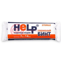 Хелп бинт стерил. 7мх14см