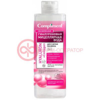 Комплимент вода мицеллярная 500мл 3 в 1 hyaluron + collagen