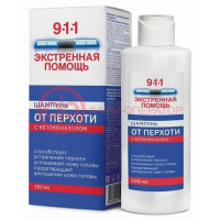 911 экстренная помощь шампунь 150мл от перхоти с кетоконазолом
