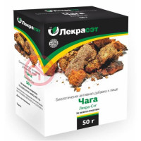 Чага березовый гриб 50г. чайн. напиток бад /лекра-сэт/