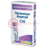Арсеникум йодатум с30 гранулы гомеопатические 4г монокомп препар минер-химич происх