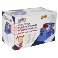 Амрус ингалятор компрессорный amnb-502 детский паровозик здоровья