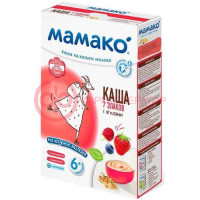 Мамако каша 200г 7 злаков с ягодами на козьем молоке