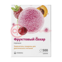 Витатека порошок 500г фруктовый сахар (фруктоза)