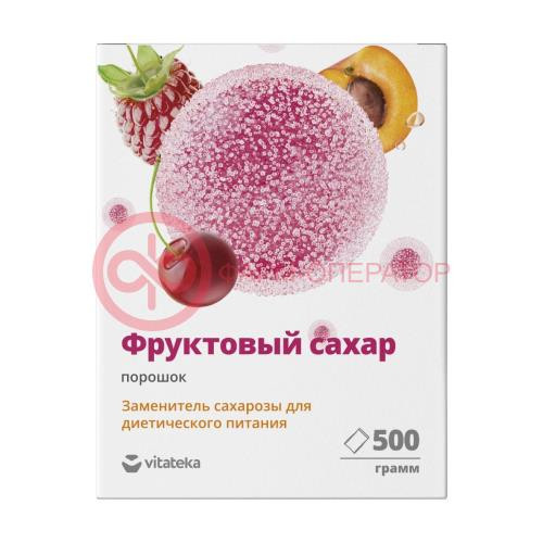 Витатека порошок 500г фруктовый сахар (фруктоза)