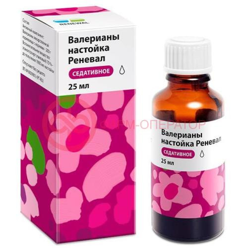 Валерианы реневал настойка 25мл Валерианы реневал настойка 25мл