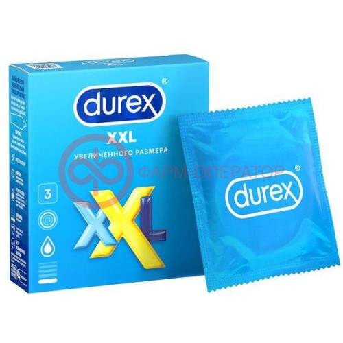Дюрекс презервативы №3 xxl увелич. размера Дюрекс презервативы №3 xxl увелич. размера