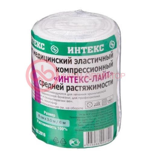 Интекс бинт эластичный компрессионный ср 8смх3м застежка Интекс бинт эластичный компрессионный ср 8смх3м застежка