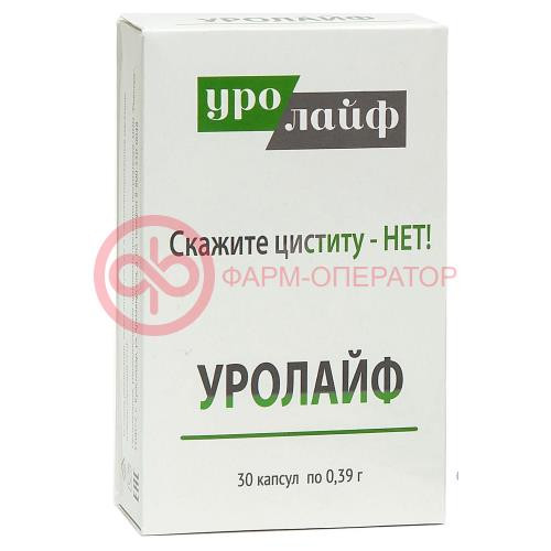 Уролайф капсулы 390мг №30
