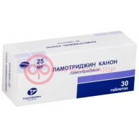 Ламотриджин канон таблетки 25мг №30