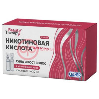 Бьюти терапи никотиновая к-та д/волос средство 10мл №7