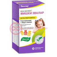 Эвалар бэби формула мишки пастилки жевательные №30 мультивитамины