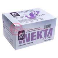 Инекта салфетки спиртовые №100 110х125мм