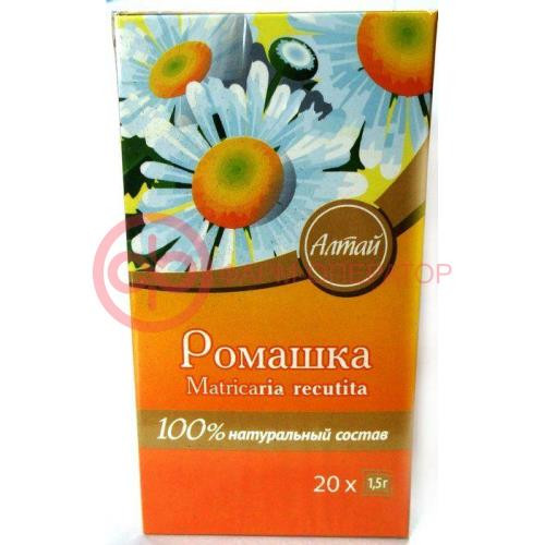 Фито-алтай ромашка чайный напиток 1,5г №20 Фито-алтай ромашка чайный напиток 1,5г №20