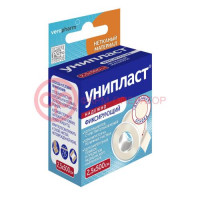 Унипласт лейкопластырь фиксирующий 2,5х500см неткан