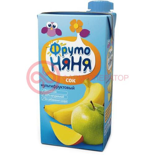 Фрутоняня нектар (сок) 500мл. мультифрукт