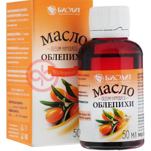 Биолит масло 50мл облепихи (бад) Биолит масло 50мл облепихи (бад)