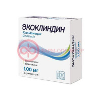 Экоклиндин суппозитории вагинальные 100мг №3