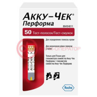 Акку-чек перформа тест-полоска №50