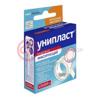 Унипласт лейкопластырь фиксирующий 1,25х500см неткан