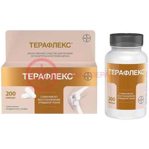 Терафлекс капсулы 500мг + 400мг №200 Терафлекс капсулы 500мг + 400мг №200
