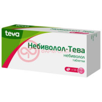 Небиволол-тева таблетки 5мг №56