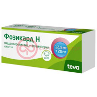 Фозикард н таблетки 12,5мг + 20мг №28