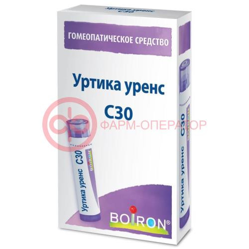Уртика уренс с30 гранулы гомеопатические 4г монокомп препар растит происх