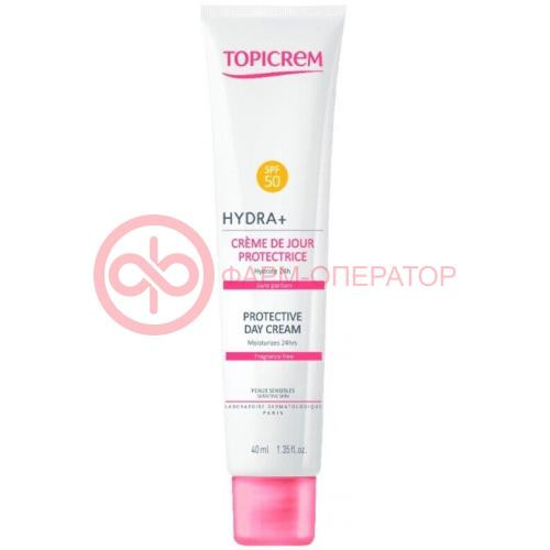 Топикрем гидра + крем 40мл с защитным фактором spf 50 Топикрем гидра + крем 40мл с защитным фактором spf 50