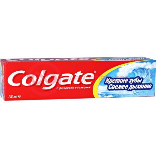КОЛГЕЙТ ЗУБ. ПАСТА 100МЛ КРЕПКИЕ ЗУБЫ СВЕЖ. ДЫХАНИЕ  [COLGATE]