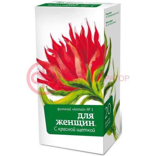 Алтай фиточай 2г №20 д/женщин с красной щеткой №1