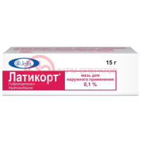 Латикорт мазь для наружного применения 0,1% 15г