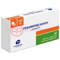 Ребамипид канон таблетки покрытые пленочной оболочкой 100мг №30