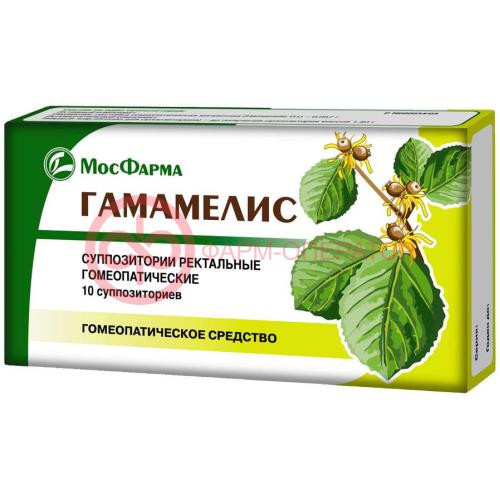 Проктолиф гамамелис суппозитории ректальные гомеопатические №10