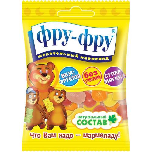 Фру-фру мармелад 30г мишки/медведики Фру-фру мармелад 30г мишки/медведики