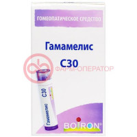 Гамамелис с30 гранулы гомеопатические 4г монокомп препар растит происх
