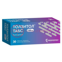 Толзитол табс таблетки покрытые пленочной оболочкой 150мг №30