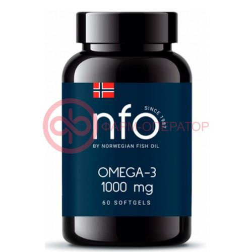 НОРВЕГИАН ФИШ ОИЛ ОМЕГА-3 КАПС. 1000МГ №60  [NORWEGIAN FISH OIL]